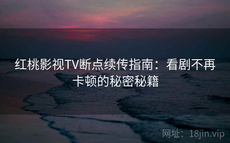 红桃影视TV断点续传指南：看剧不再卡顿的秘密秘籍