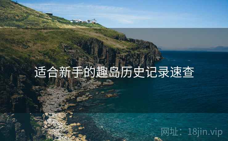 适合新手的趣岛历史记录速查