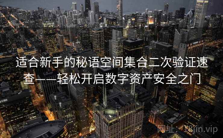 适合新手的秘语空间集合二次验证速查——轻松开启数字资产安全之门