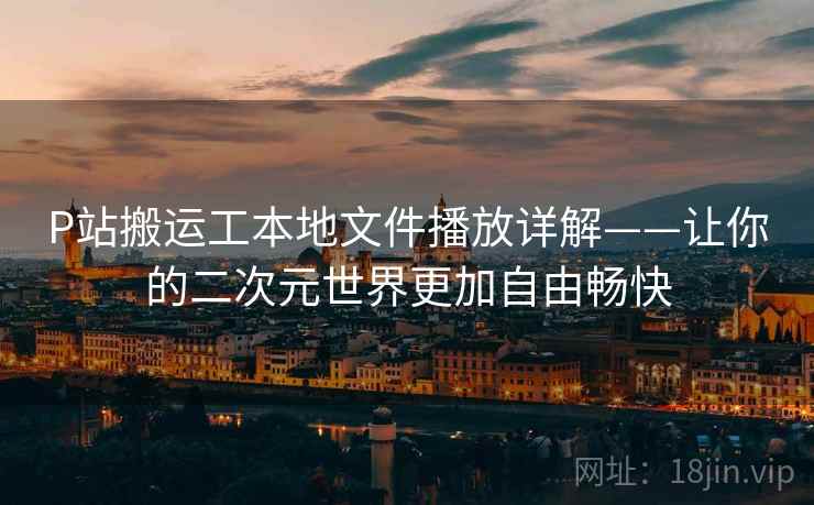 P站搬运工本地文件播放详解——让你的二次元世界更加自由畅快